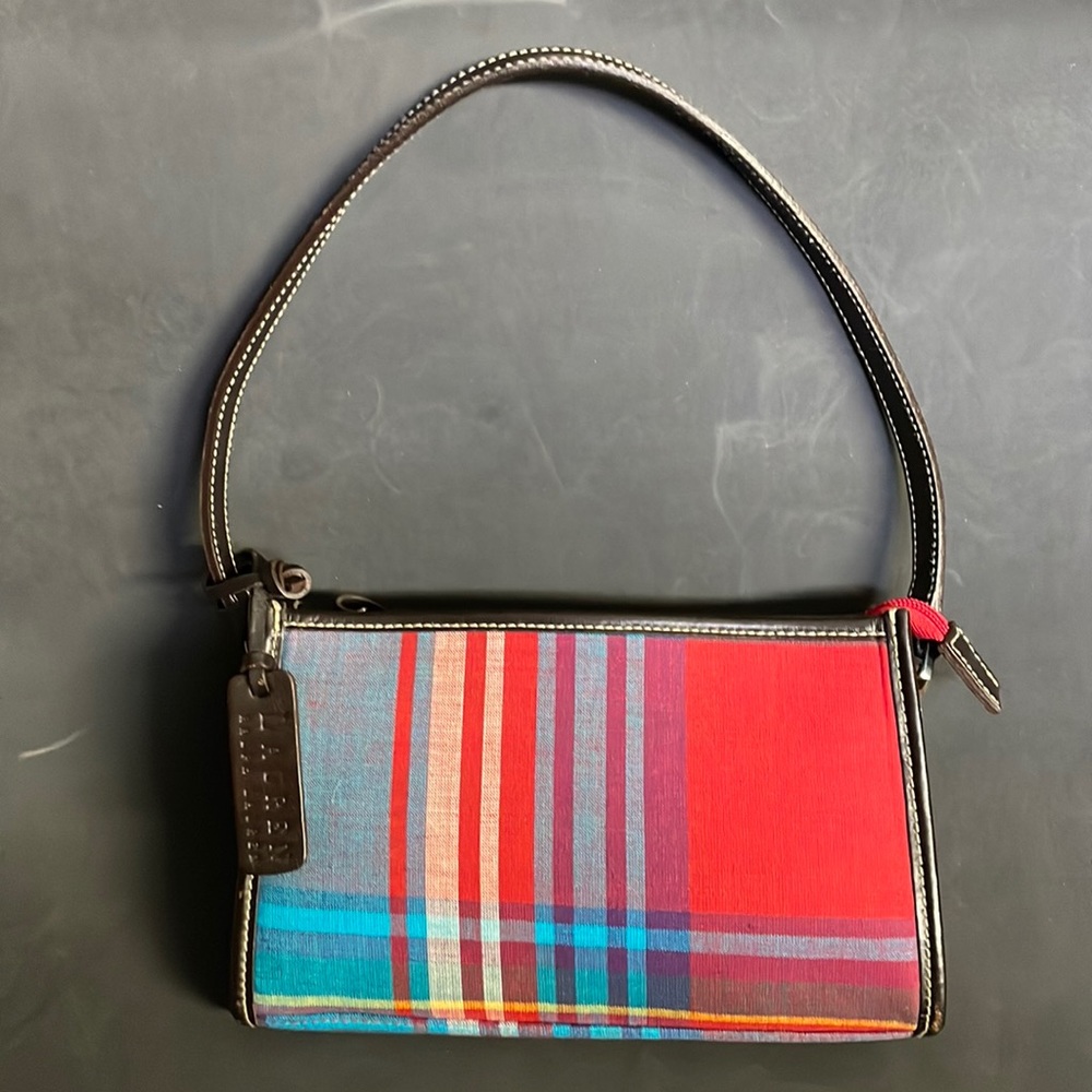 RALPH LAUREN clutch purse handbag SUPER CUTE AND CLEAN